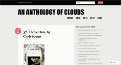 Desktop Screenshot of ananthologyofclouds.com